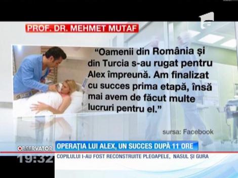 Operația băiețelului mutilat într-o explozie, un succes după 11 ore
