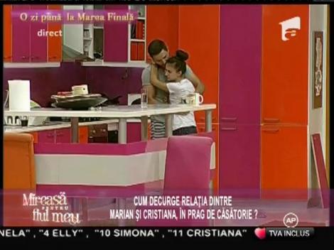 Cum decurge relaţia dintre Marian şi Cristiana, în prag de căsătorie?