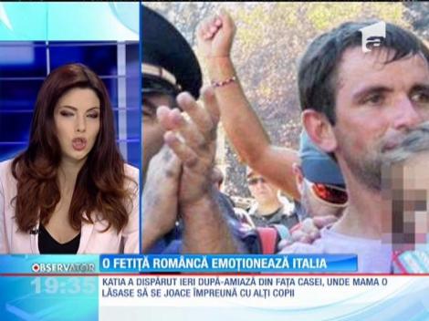 O fetiţă româncă, de doi ani, a stârnit emoţie, în Italia