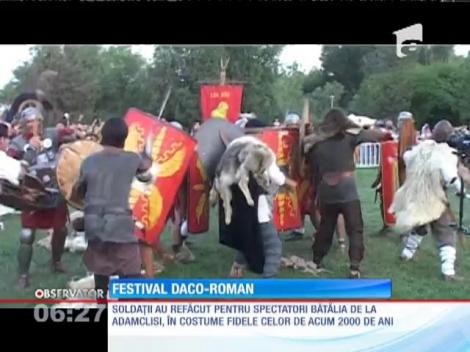 Vechea Cetate Tomis a recăpătat atmosfera luptelor între daci şi romani