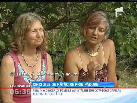 Două gospodine din California au supravieţuit, cinci zile, singure în pădure