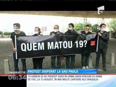 Protest inedit la Sao Paulo
