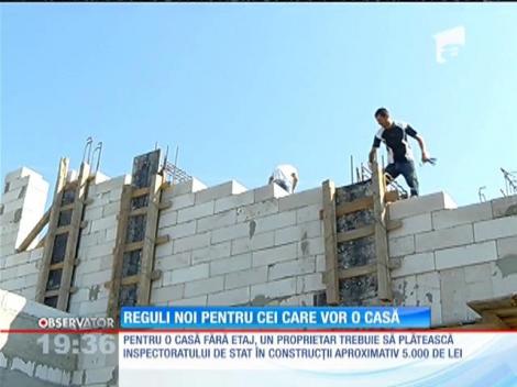 Reguli noi pentru cei ce vor să-şi facă o casă la ţară