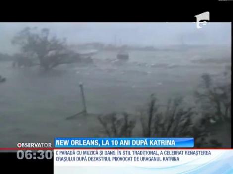 10 ani de când oraşul New Orleans a fost devastat de uraganul Katrina
