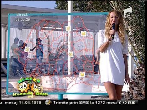Vremea cu Flavia Mihăşan! Soarele ne răsfaţă cu raze strălucitoare