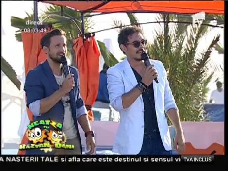 Distracţie şi nebunie maximă! "Neatza" a revenit pe micile ecrane în stil fastuos! Cum petrec Răzvan şi Dani la mare