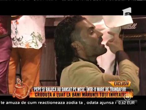 Daniela Crudu ,spionul lui Dan Capatos la botezul fiicei lui Pepe