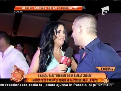 Daniela Crudu, sărut fierbinte cu un bărbat celebru