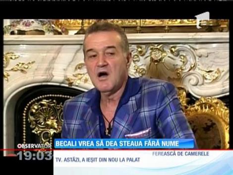 Gigi Becali vrea să dea Steaua