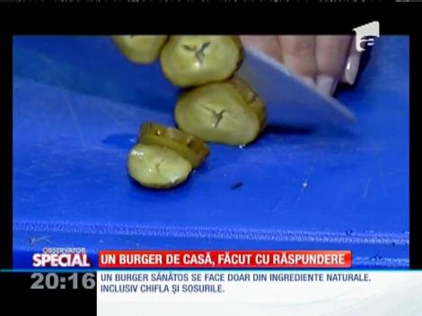 Special! Rețeta unui hamburger sănătos