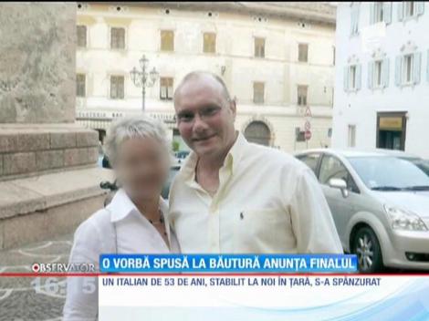 La băutură, a anunțat că se spânzură, și asta a făcut!