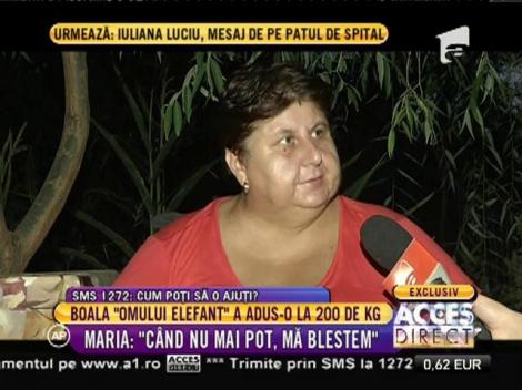 Imagini șocante! Boala "omului elefant" a adus-o la 200 de kilograme