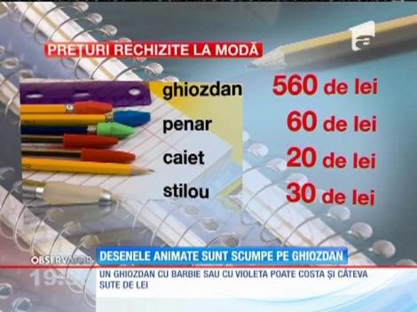 Începe școala! Iată cât costă rechizitele de lux