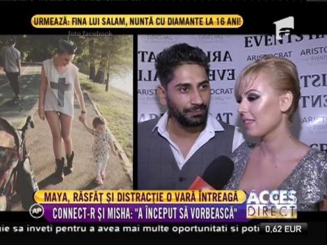 Fetița lui Misha și Connect R, răsfăț și distracție o vară întreagă