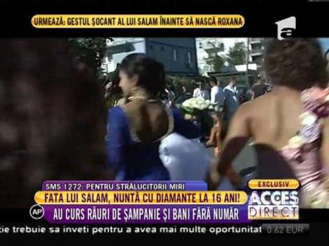 Fina lui Florin Salam, nuntă cu diamante la 16 ani