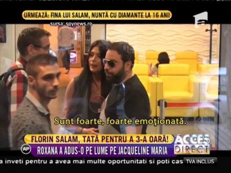 Florin Salam, tată pentru a treia oară