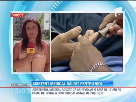 Asistent medical acuzat că a violat o adolescentă de 17 ani, chiar pe patul de spital