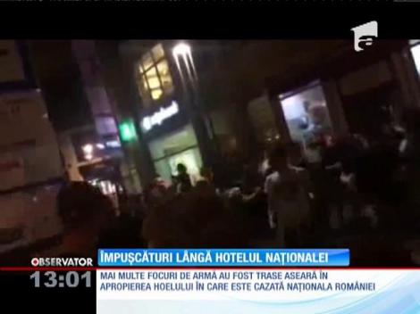 Împușcături lângă hotelul din Budapesta unde este cazată naţionala României