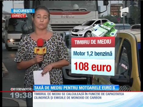 Taxă de mediu pentru motoarele euro 6