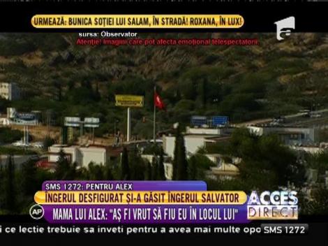 Alex, îngerul desfigurat, și-a găsit salvatorul