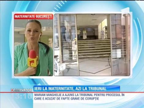 Marian Vanghelie, de la maternitate, la tribunal