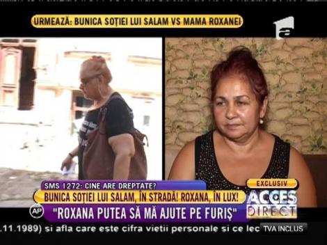 Bunica soției lui Salam, în stradă!