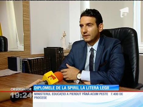 Diplomele de la Spiru Haret, la litera legii