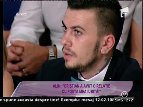 Alin susține că fostul concurent Cristian a avut o relație cu fosta lui iubită!