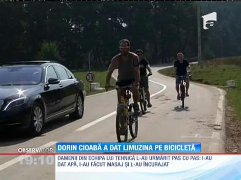 Regele Dorin Cioabă a dat limuzina pe bicicletă