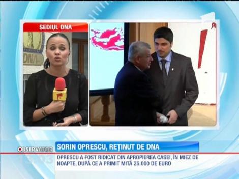Sorin Oprescu, primarul Capitalei, reținut de DNA pentru luare de mită