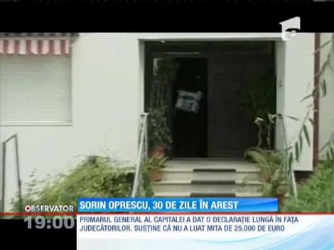 Filmul arestării primarului Capitalei, Sorin Oprescu!