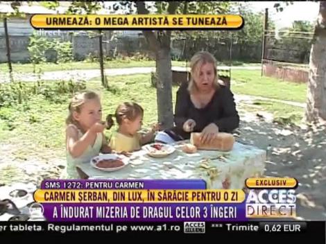 Carmen Şerban a trăit ca în Evul Mediu, alături de o familie necajită cu trei copii