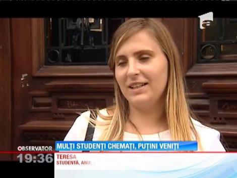 Elevii care au luat bacalaureatul în sesiunea a doua nu sunt atrași de facultate