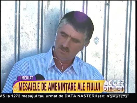 Mesaje dure de amenințare trimise de fiul bătăuș!