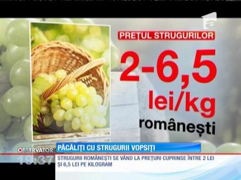 Comercianţii vând strugurii de import pe post de produs autohton