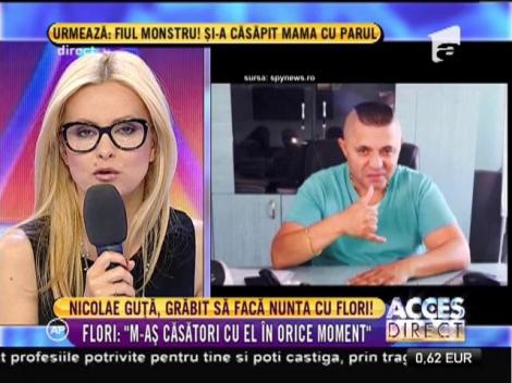 Nicolae Guţă, grăbit să se însoare cu Flori!