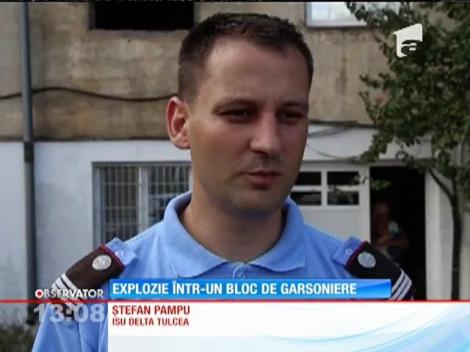 Explozie într-un bloc de garsoniere din Tulcea