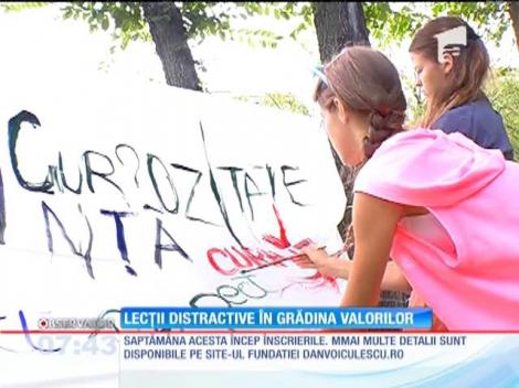 Lecții distractive în Grădina Valorilor Româneşti