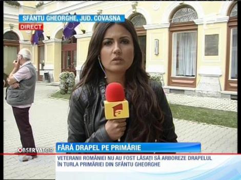 Fără drapel pe primăria din Sfântul Gheorghe