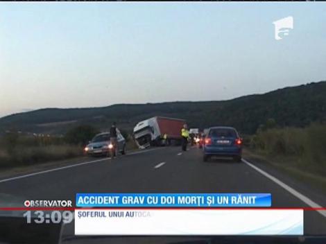 Accident grav cu doi morţi şi un rănit pe DN1