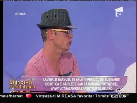 Emanuel: ”Sunt supărat pe fete pentru că m-au nominalizat prea multe!”