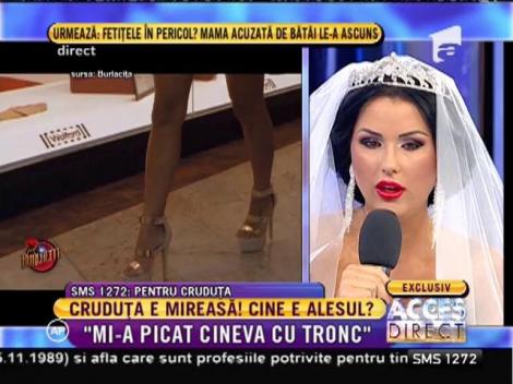 Apariție incendiară la Acces Direct! Daniela Crudu, în rochie de mireasă