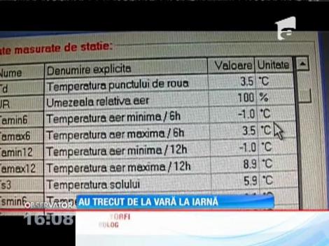 A venit iarna în Harghita