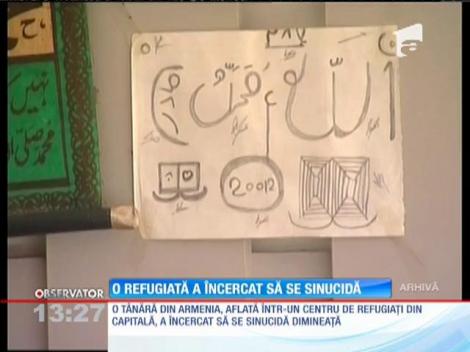 O tânără refugiată, din Armenia, a încercat să se sinucidă