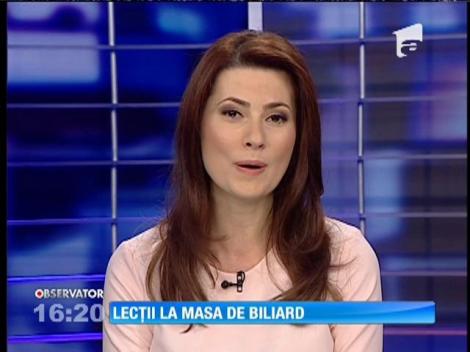 Lecții de biliard pentru cei în scaun cu rotile de la Sonia Simionov