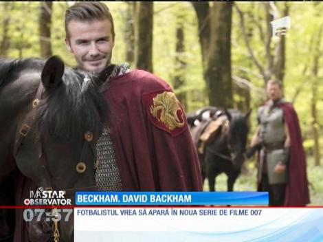 David Beckham ar putea fi următorul agent 007 din seria James Bond