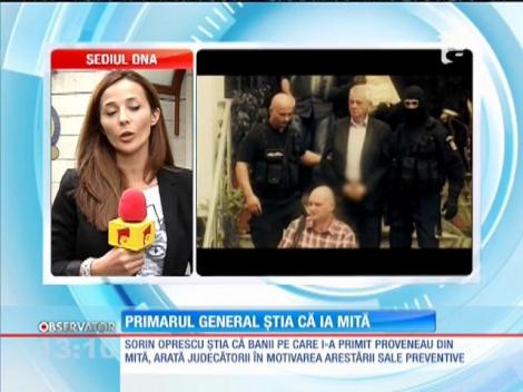 Primarul Capitalei, Sorin Oprescu, ştia că ia mită