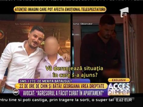 Iată care a fost reacția mamei celui care a desfigurat-o pe Georgiana!