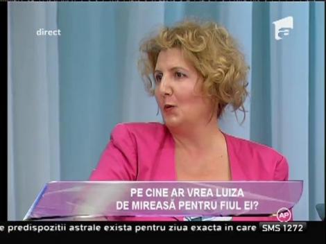 Luiza își caută noră: "Liliana este feblețea mea!"