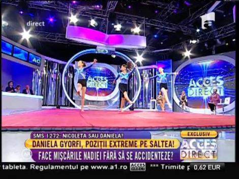 Daniela şi-a văzut visul cu ochii! S-a transformat în Nadia Comăneci!